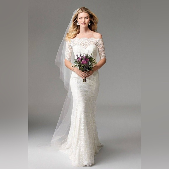 Wtoo Savannah Wedding Gown Ivory/Ivory Size 00 - Picture 1 of 12